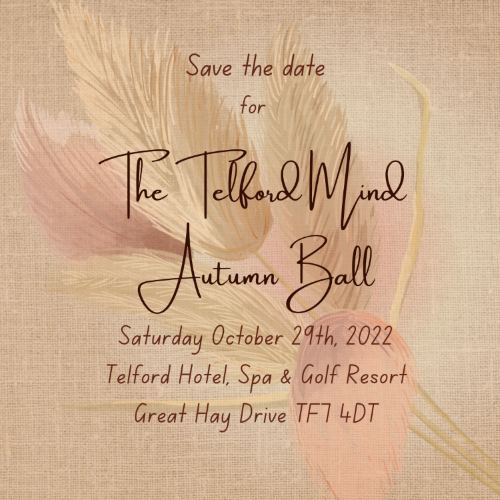 Save the Date for Telford Mind Autumn Ball 2022